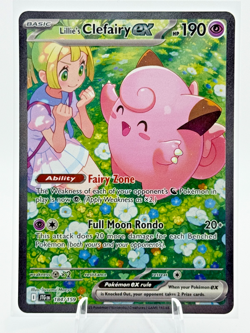 Pokemon TCG: Lillie's Clefairy ex 184/159 (SIR) -Journey Together - Image 1