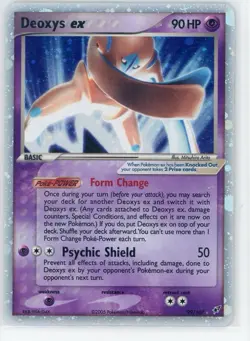 Pokemon Card - Deoxys ex - 99/107 - EX Deoxys - 2005 - Image 1