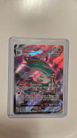 Pokemon Rayquaza VMAX Rapid Strike Full Art Ultra Rare Holo TG20/TG30 - Image 2