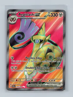 Aegislash ex - 230/182 - Pokemon Paradox Rift Full Art Ultra Rare Card - Image 1