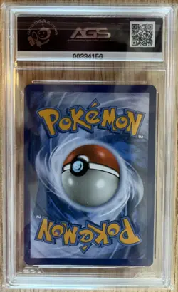 2016 Pokemon XY Evolutions Caterpie Rev Holo #3 AGS 9 Mint Slab - Image 2