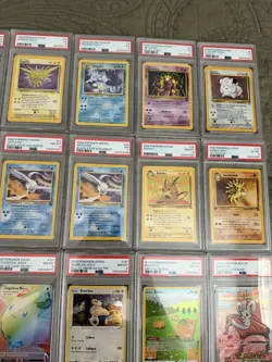Pokemon PSA Graded 28 Card Lot Vintage Modern Rare Holo Fossil Base 1996-2025 - Image 3