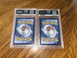 Pokemon PSA 9 Graded Mega Charizard X EX 2025 PFL & Cosmo Holo Darkrai Mint Lot - Image 2
