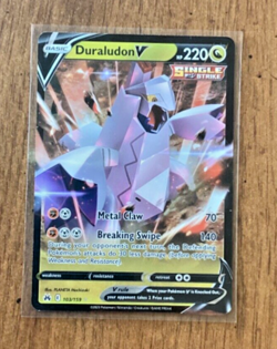 Pokemon TCG Duraludon V Crown Zenith 103/159 Holo Ultra Rare - Image 1