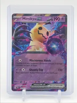 MIMIKYU EX 2025 POKEMON JOURNEY TOGETHER DOUBLE RARE 069/159 Q5531 - Image 1