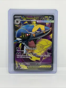 Pokemon Mega Sharpedo ex Me02 Phantasmal Flames Full Art Holo Ultra Rare 113/094 - Image 1