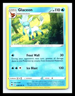 💫 Pokemon TCG - Glaceon - 038/189 - Rare - Astral Radiance - Non Holo - Image 1