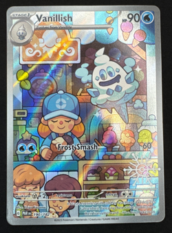 VANILLISH 190/182 NM ILLUSTRATION RARE STAMPED HOLIDAY CALENDAR POKEMON 2025 - Image 1