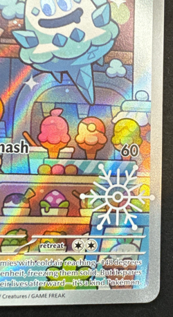 VANILLISH 190/182 NM ILLUSTRATION RARE STAMPED HOLIDAY CALENDAR POKEMON 2025 - Image 2