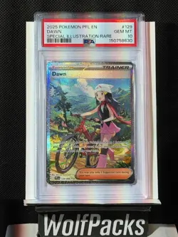 2025 Pokemon Phantasmal Flames - Dawn #129 Special Illustration Rare PSA 10 - Image 1
