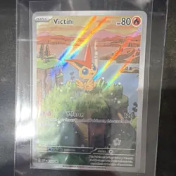 Pokemon Victini 208 Sv: Scarlet & Violet Promo Holo English 80 HP V-Force 120 - Image 1