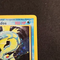Pokemon WotC Gyarados 7/130 Base Set 2 Holo Rare English 2000 100 HP Arita - Image 3