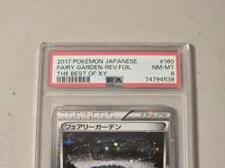 2017 Pokemon Japanese The Best of XY Fairy Garden #160 Reverse Mirror Foil PSA 8 - Image 5