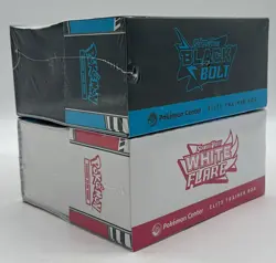 Pokemon Center Black Bolt & White Flare Elite Trainer Boxes SEALED PC ETB LOT - Image 3