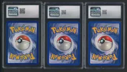 Lot of (3) Assorted Pokemon CGC 9 & 9.5 Graded Nidoking Crobat Mew - Image 2