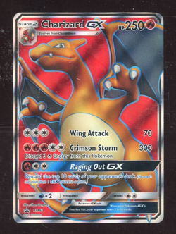 2017 Pokemon Sun & Moon Charizard GX Black Star Promo Premium Collection #SM60 - Image 1