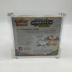 Pokemon TCG Sun & Moon Unbroken Bonds Booster Box Sealed w/ Acrylic Case - Image 2