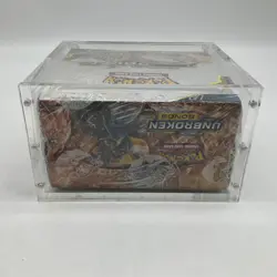 Pokemon TCG Sun & Moon Unbroken Bonds Booster Box Sealed w/ Acrylic Case - Image 5