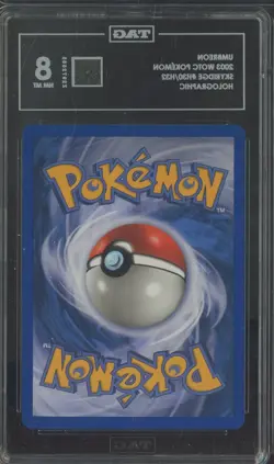 2003 Pokemon WOTC Skyridge #H30/H32 Umbreon Holographic TAG 8 NM-MT - Image 2