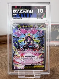 Pokemon MEGA Zygarde EX 120/088 Perfect Order SIR Graded ACE 10 + PERFECT SUBS - Image 1