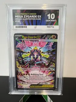Pokemon Mega Zygarde ex SIR Perfect Order 120/088 ACE 10 PERFECT SUBGRADES - Image 1