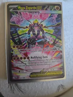 Mega Zygarde EX SIR 120/088 Pokemon Card Perfect Order - Image 1