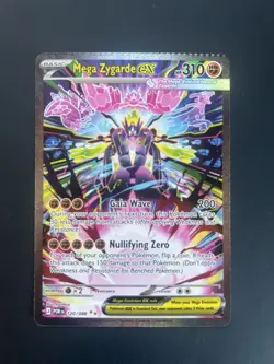 Mega Zygarde EX 120/088 Perfect Order SIR Crimp Error Pokemon Card Must See Pics - Image 1