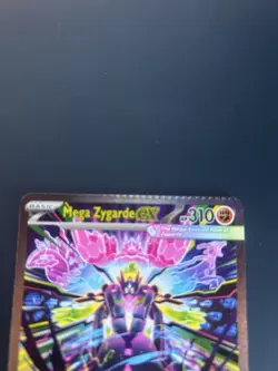 Mega Zygarde EX 120/088 Perfect Order SIR Crimp Error Pokemon Card Must See Pics - Image 2