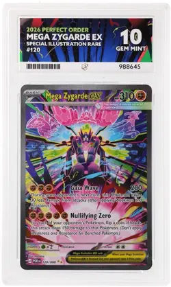 Pokemon Mega Zygarde ex SIR Perfect Order 120/088 ACE 10 - Image 1