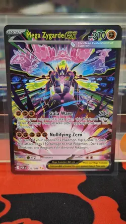 Mega Zygarde EX SIR 120/088 Pokemon Card Perfect Order - Image 1