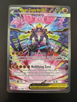 Pokemon TCG Perfect Order Mega Zygarde Ex 120/88 English Full Art SIR NM - Image 1
