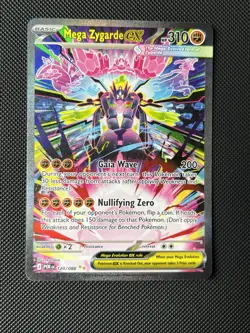 Pokemon TCG Card Mega Zygarde Ex 120/088 Perfect Order NM Condition SIR - Image 1