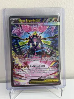 Pokemon Mega Zygarde Ex #120 SIR Perfect Order NM/GEM Special Illustration Rare - Image 1