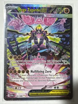 Mega Zygarde ex SIR - ME: Perfect Order 120/088 Pokemon TCG Easily 10 Worthy! - Image 1