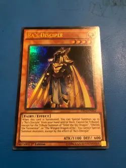 YUGIOH Ultra Rare Ra's Disciple DRL3-EN052 1st Edition - Image 1