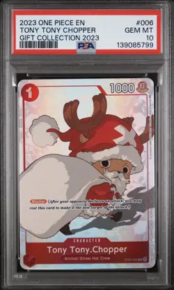 2023 ONE PIECE GIFT COLLECTION 2023 #006 TONY TONY CHOPPER PSA 10 - Image 1