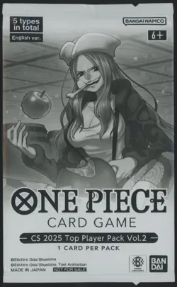One Piece CS 2025 Top Player Pack Vol.2 Sealed Pack English Version - Image 1