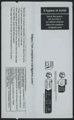 One Piece CS 2025 Top Player Pack Vol.2 Sealed Pack English Version - Image 2