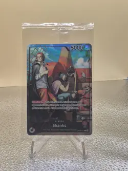 Shanks (2025 PSA Magazine Promo) OP09-001 One Piece Promotion Cards Foil Sealed - Image 1