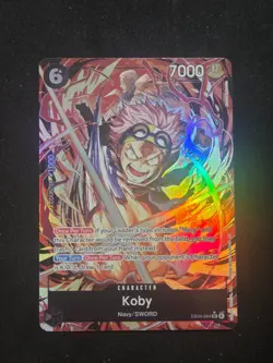 One Piece Adventure on Kami's Island Koby EB04-044 Alternate Alt Art NM - Image 1