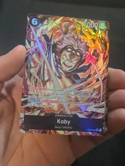 One Piece Adventure on Kami's Island Koby EB04-044 Alternate Alt Art NM - Image 2