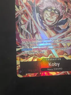 One Piece Adventure on Kami's Island Koby EB04-044 Alternate Alt Art NM - Image 5