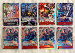 One Piece TCG EB04-001 Jewelry Bonney Alt Art Leader English OP15 Mint LOT 8X - Image 1