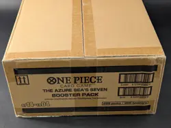 One Piece OP-14 The Azure Sea's Seven English Booster 12-Box Case Sealed - Image 4