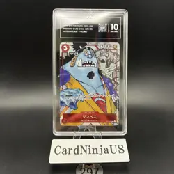 TAG GEM MINT 10 Jimbei Parallel ST01-005 C 25th Edition ONE PIECE Card Game 297 - Image 1