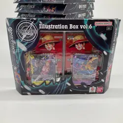Lot of (12) One Piece TCG Illustration Boxes Vol 6 SEALED NEW OP13 +PRB02 Packs - Image 2