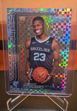 2025-26 Topps Chrome - Cedric Coward #261 X-Fractor (RC) - Image 1