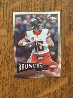 2025 Topps Chrome Football Bo Nix 1975 #1975-11 Broncos - Image 1