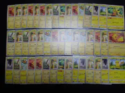 Pokemon Card Non Holo Shining Pikachu Lot Of 46 SET 023/071 025/165 etc #4544 - Image 1