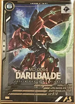 YuGiOh Arsenal Base Daryl Balde P Rare NM - Image 1